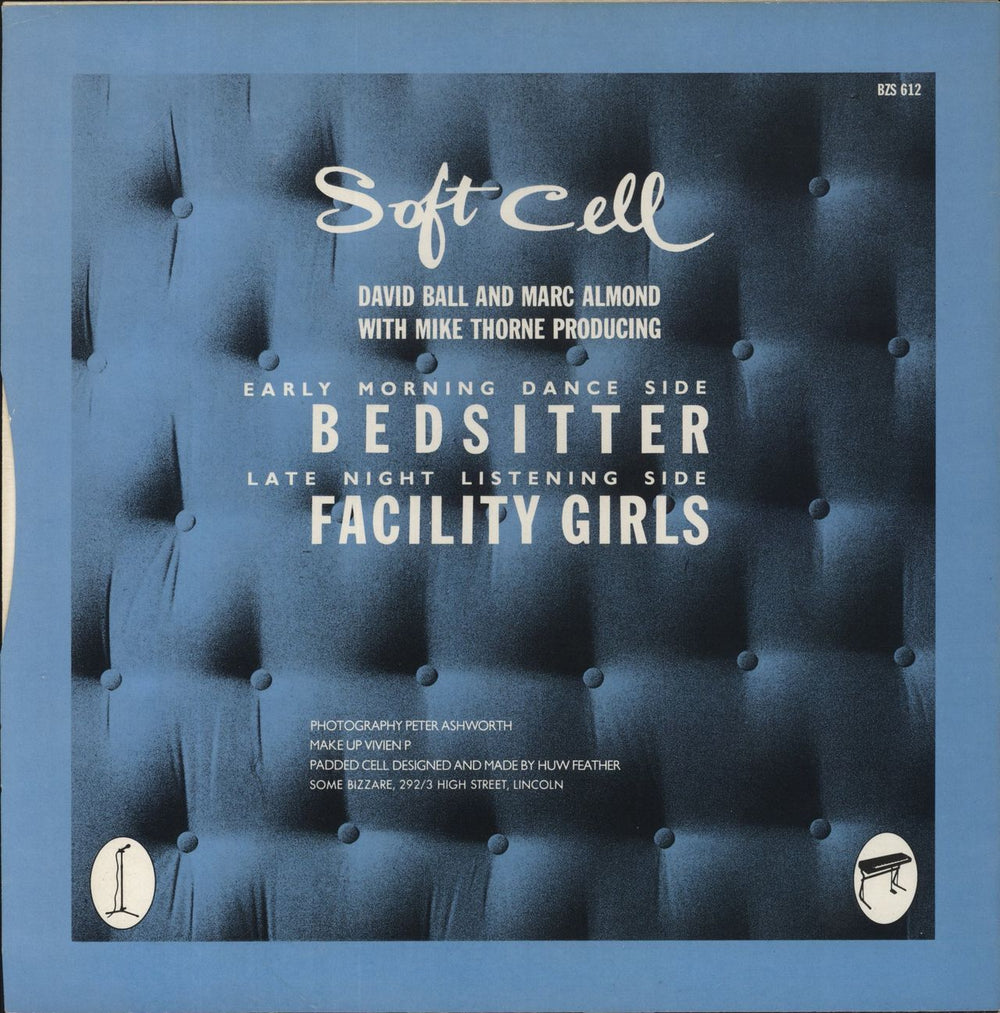 Soft Cell Bedsitter UK 12" vinyl single (12 inch record / Maxi-single)