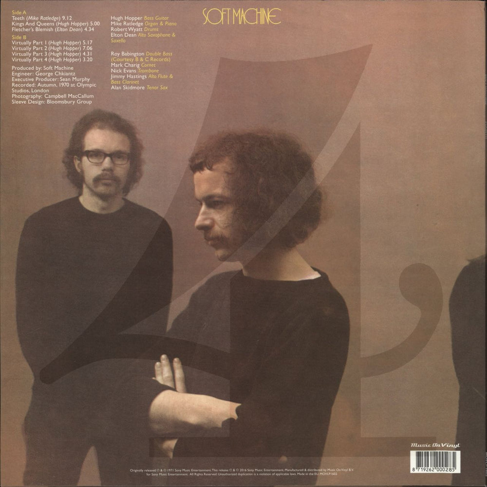 Soft Machine Fourth - 180gm UK vinyl LP album (LP record)