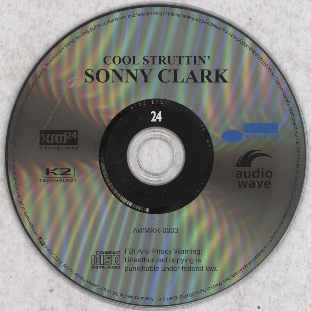 Sonny Clark Cool Struttin' - XRCD US CD album — RareVinyl.com