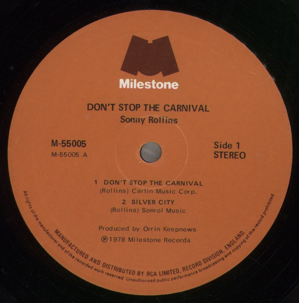 Sonny Rollins Don't Stop The Carnival UK 2-LP vinyl record set (Double LP Album) SOZ2LDO471758
