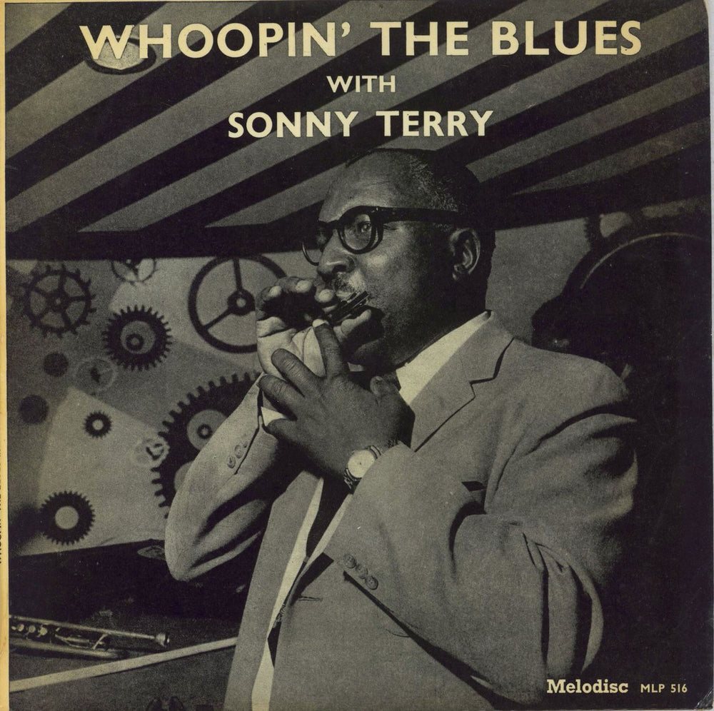 Sonny Terry Whoopin' The Blues UK 10" vinyl single (10 inch record) MLP516