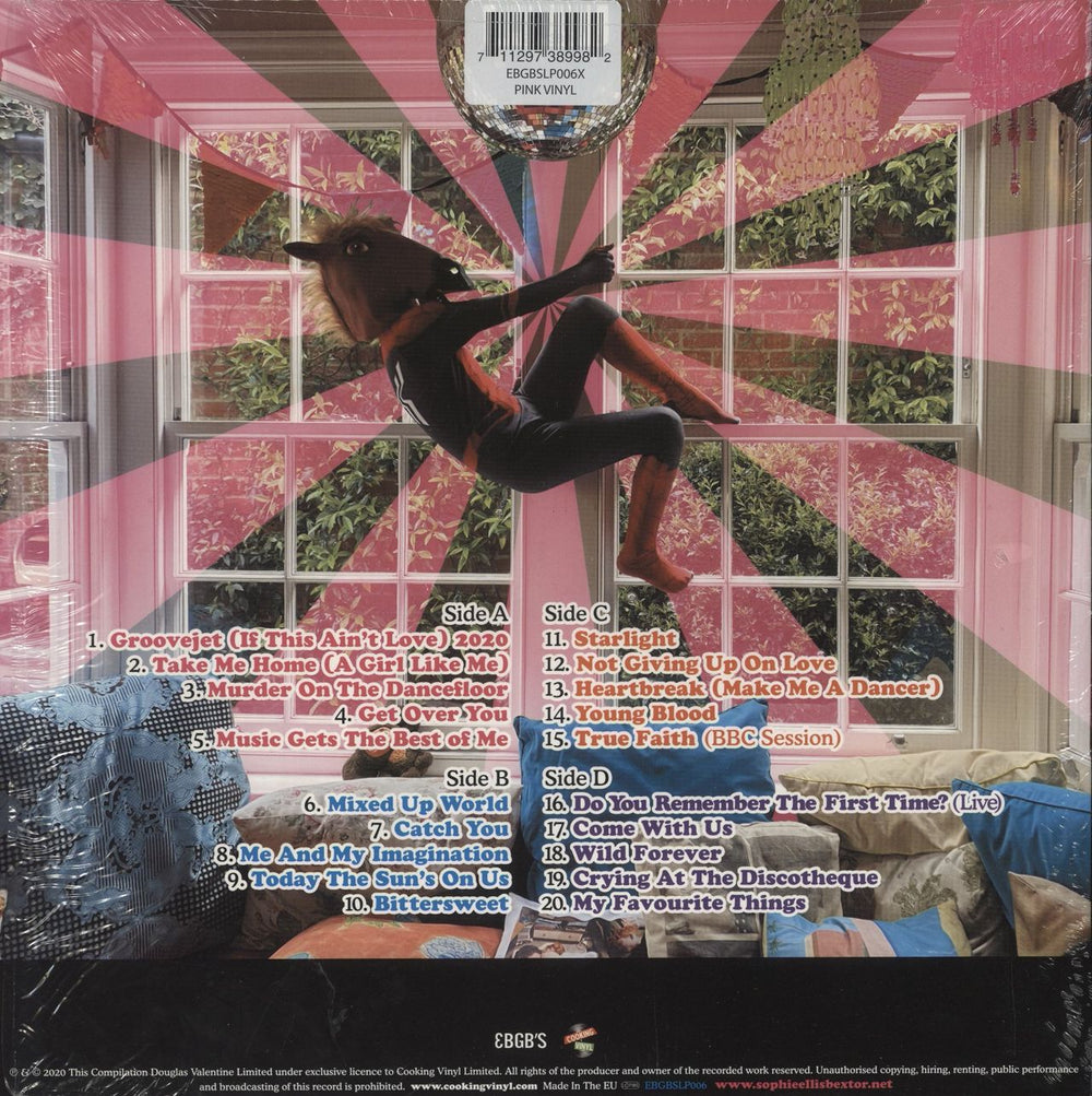Sophie Ellis Bextor Songs From The Kitchen Disco - Pink vinyl UK 2-LP vinyl record set (Double LP Album) 711297389982