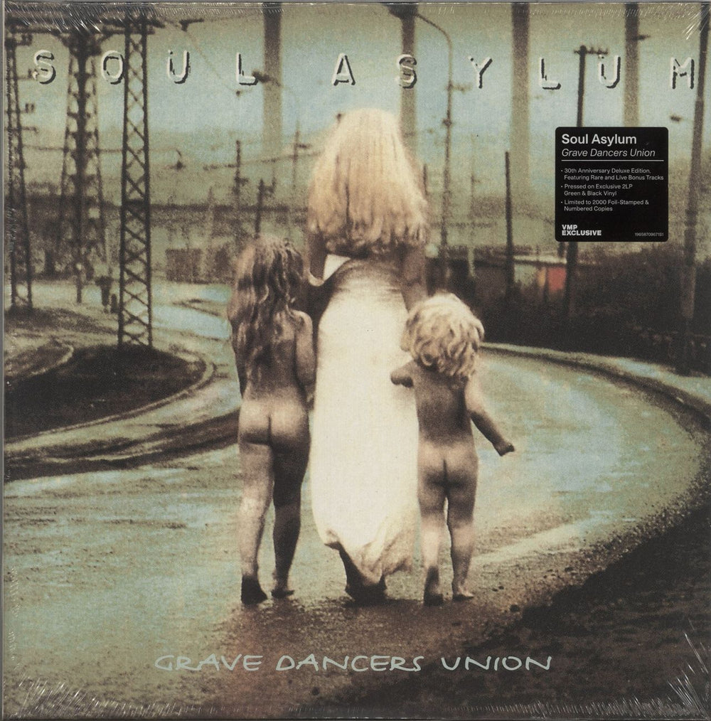 Soul Asylum Grave Dancers Union - Black & Green Haze Vinyl - Numbered & Sealed US 2-LP vinyl record set (Double LP Album) 19658709671