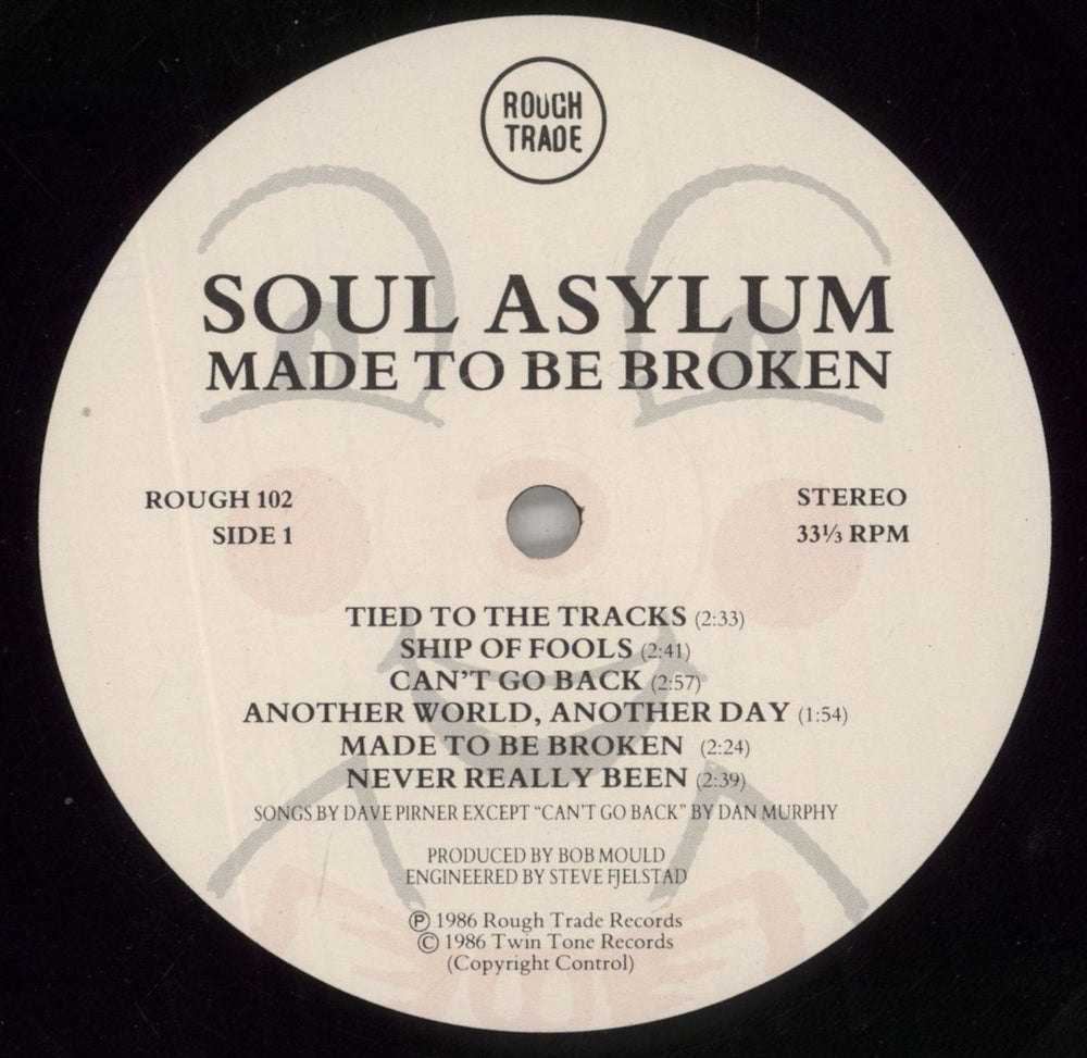 Soul Asylum Made To Be Broken UK vinyl LP album (LP record) S-ALPMA298638