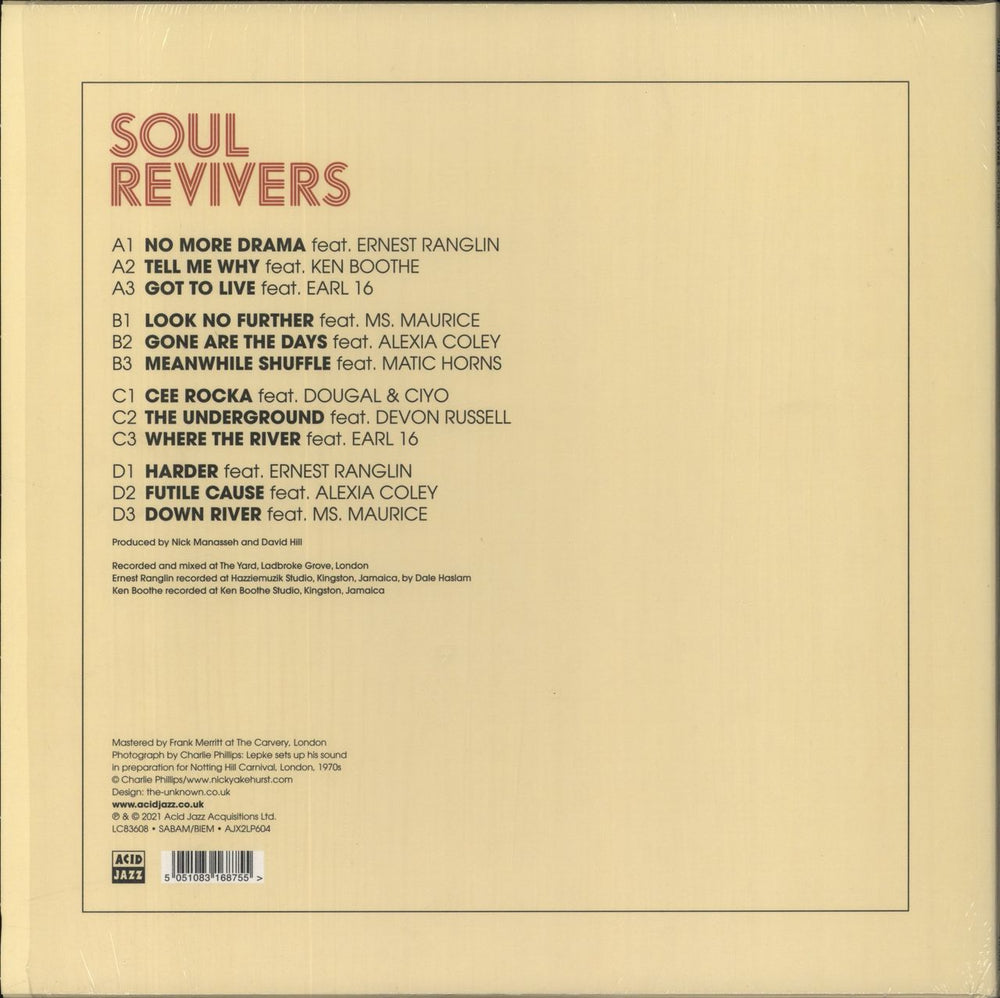 Soul Revivers On The Grove UK 2-LP vinyl record set (Double LP Album) 5051083168755