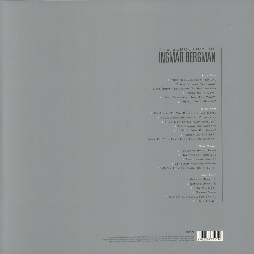 Sparks The Seduction of Ingmar Bergman - 180gram UK 2-LP vinyl record set (Double LP Album) 4050538711356
