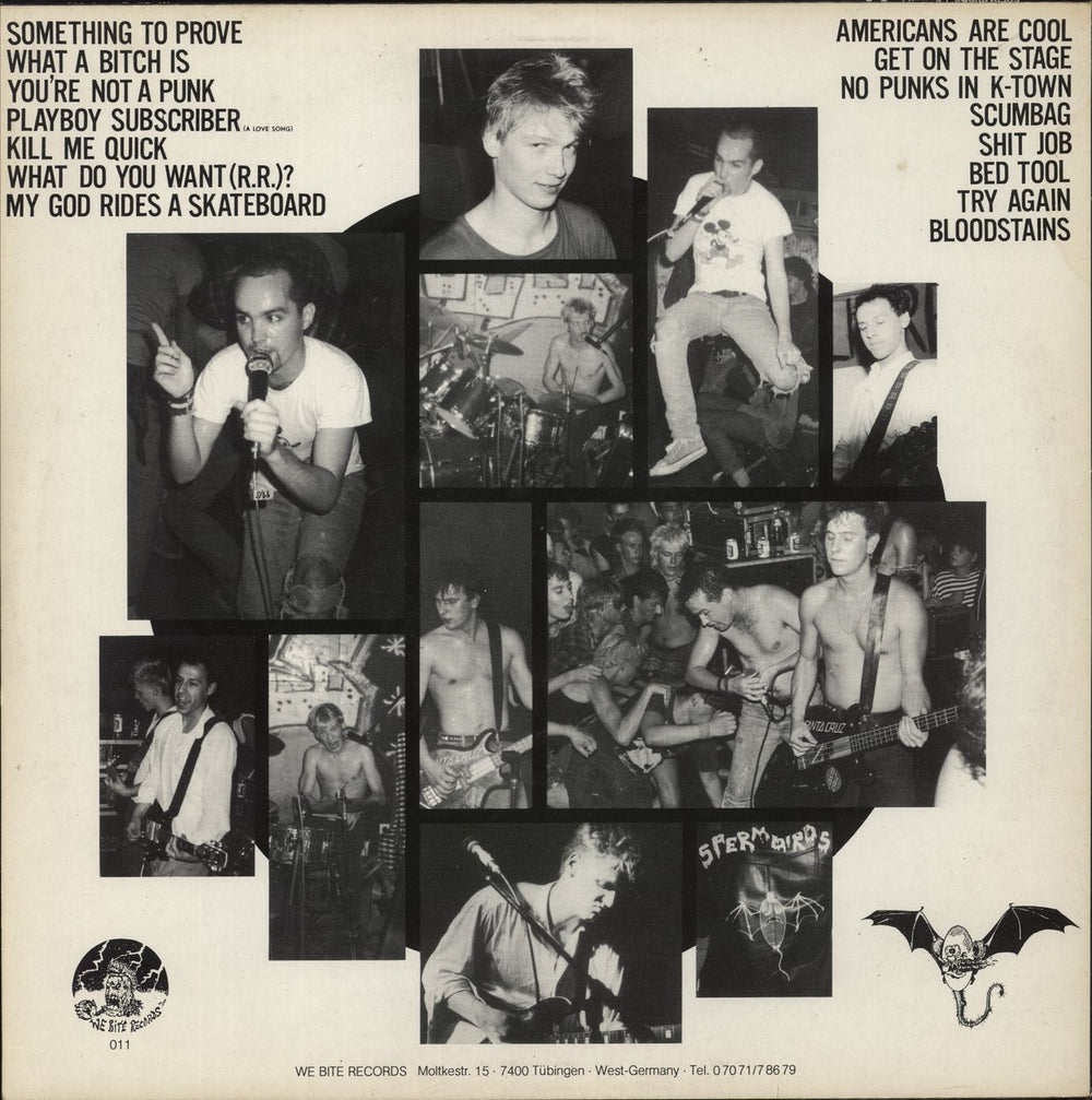 Spermbirds Something To Prove German vinyl LP album (LP record)