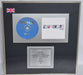 Spice Girls Wannabe - 1,000,000 Sales UK award disc PLATINUM AWARD