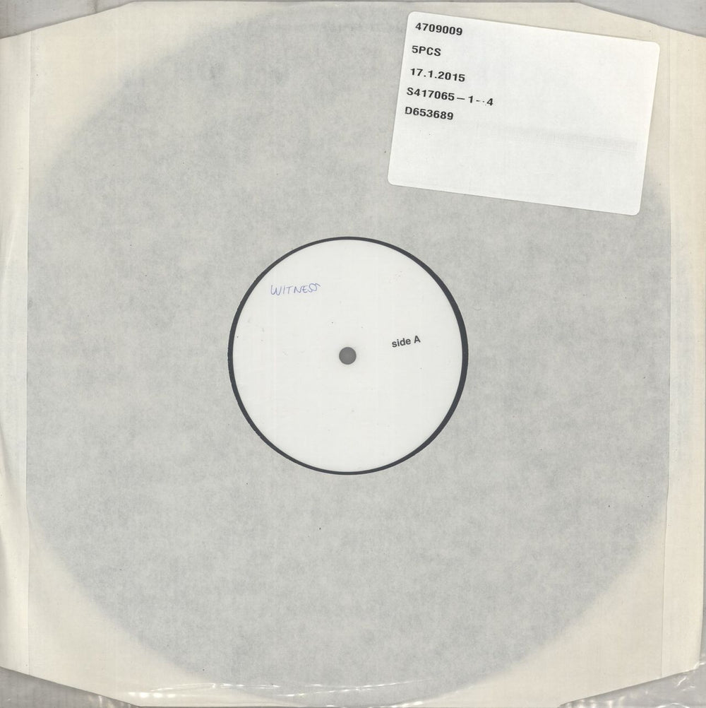 Spooky Tooth Witness - Test Pressing UK vinyl LP album (LP record) 4709009