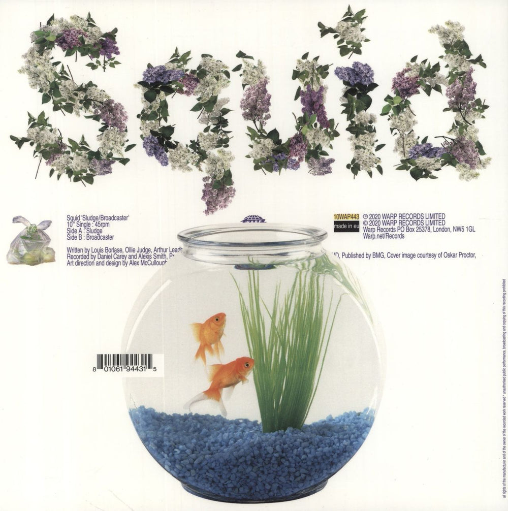 Squid Sludge/Broadcaster UK 10" vinyl single (10 inch record) 801061944315