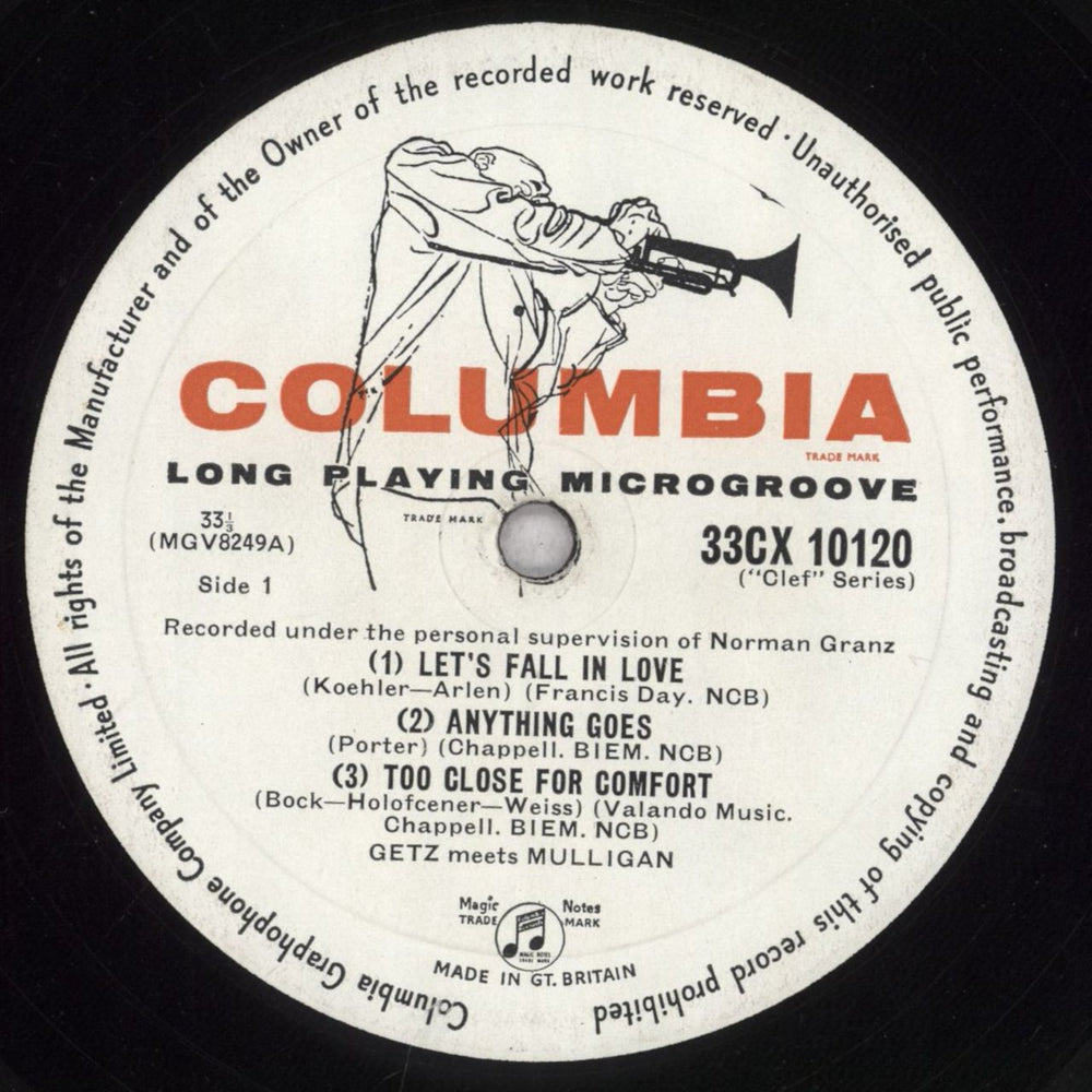 Stan Getz Getz Meets Mulligan In Hi-Fi - 1st UK vinyl LP album (LP record) SGQLPGE839119