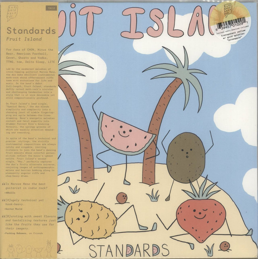 Standards Fruit Island - Pineapple Vinyl US vinyl LP album (LP record) TSR218