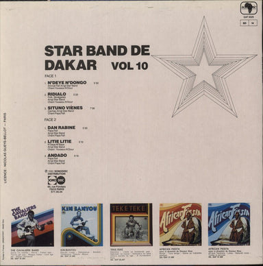 Star Band De Dakar Star Band De Dakar - Vol. 10 French vinyl LP album (LP record)