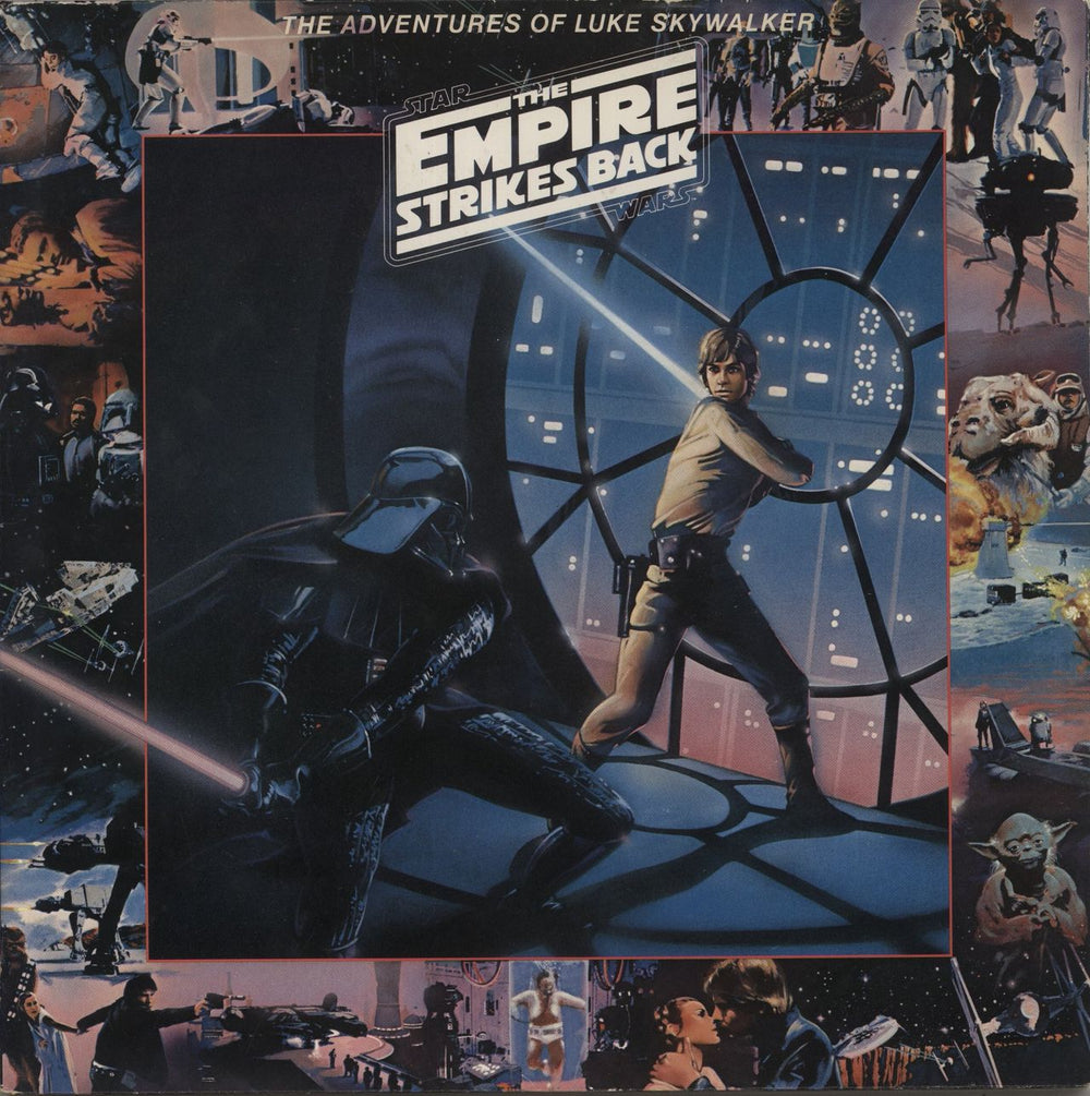 Star Wars The Empire Strikes Back - White Label Promo + Insert US Promo vinyl LP album (LP record) RS-1-3081