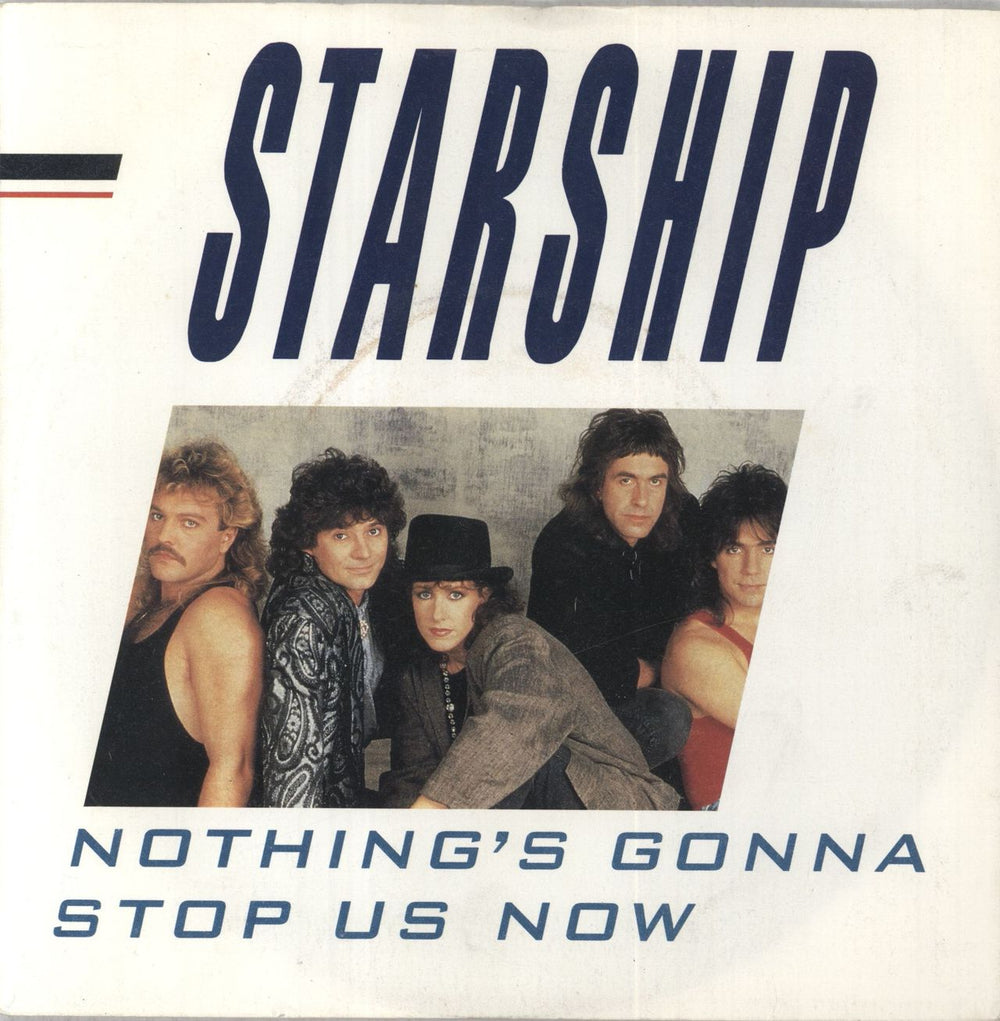 Starship Nothing's Gonna Stop Us Now UK 7" vinyl single (7 inch record / 45) FB49757