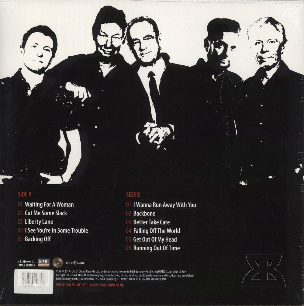 Status Quo Backbone - Sealed UK picture disc LP (vinyl picture disc album) 4029759143307