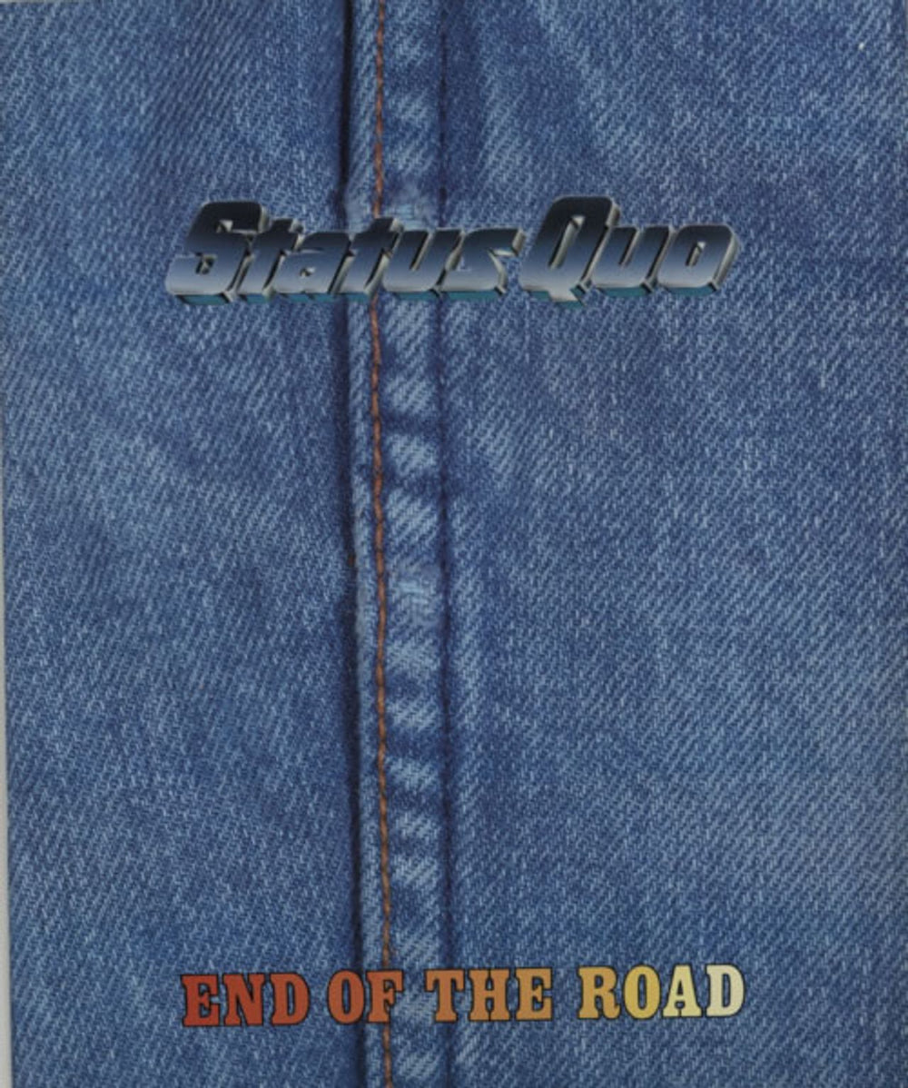 Status Quo End Of The Road + Ticket Stub UK tour programme TOUR PROGRAMME