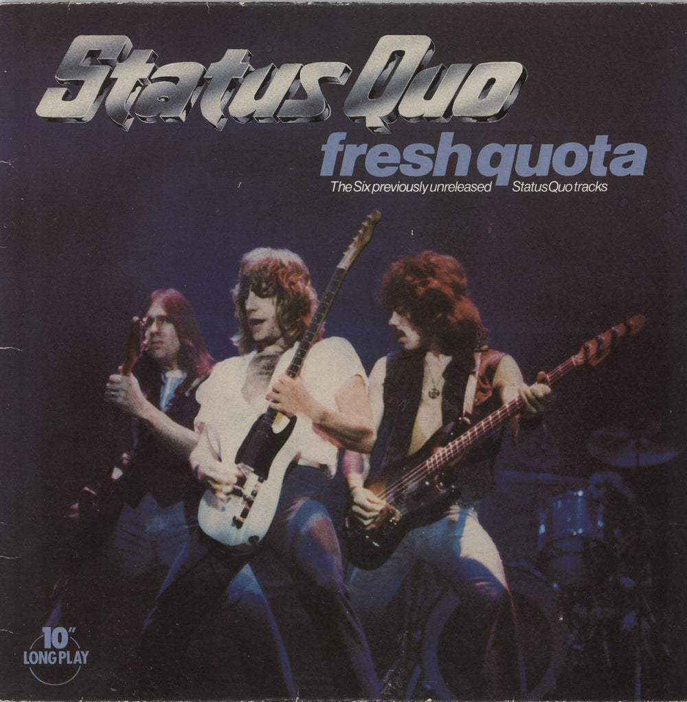 Status Quo Fresh Quota UK 10" vinyl single (10 inch record) DOW2