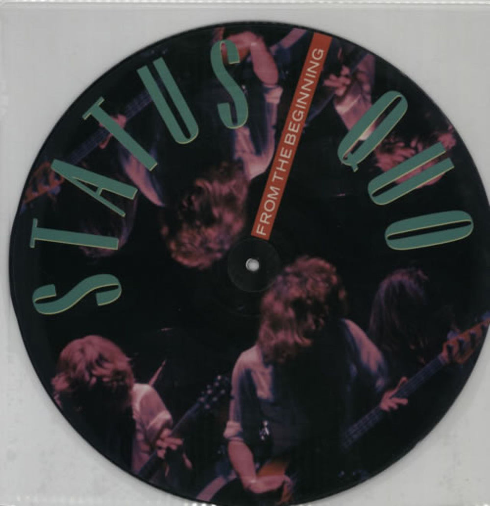 Status Quo From The Beginning UK picture disc LP (vinyl picture disc album) PYX4007