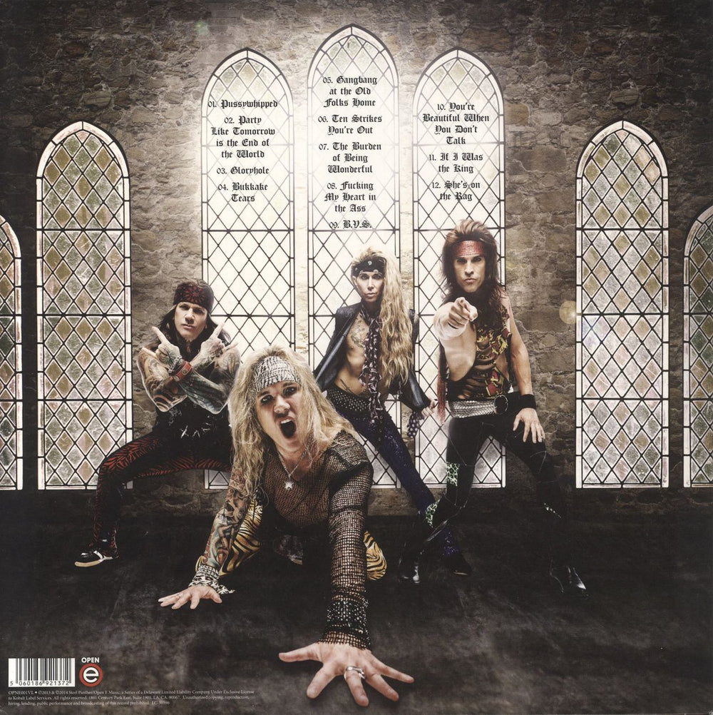 Steel Panther All You Can Eat - Autographed US vinyl LP album (LP record) 5060186921372