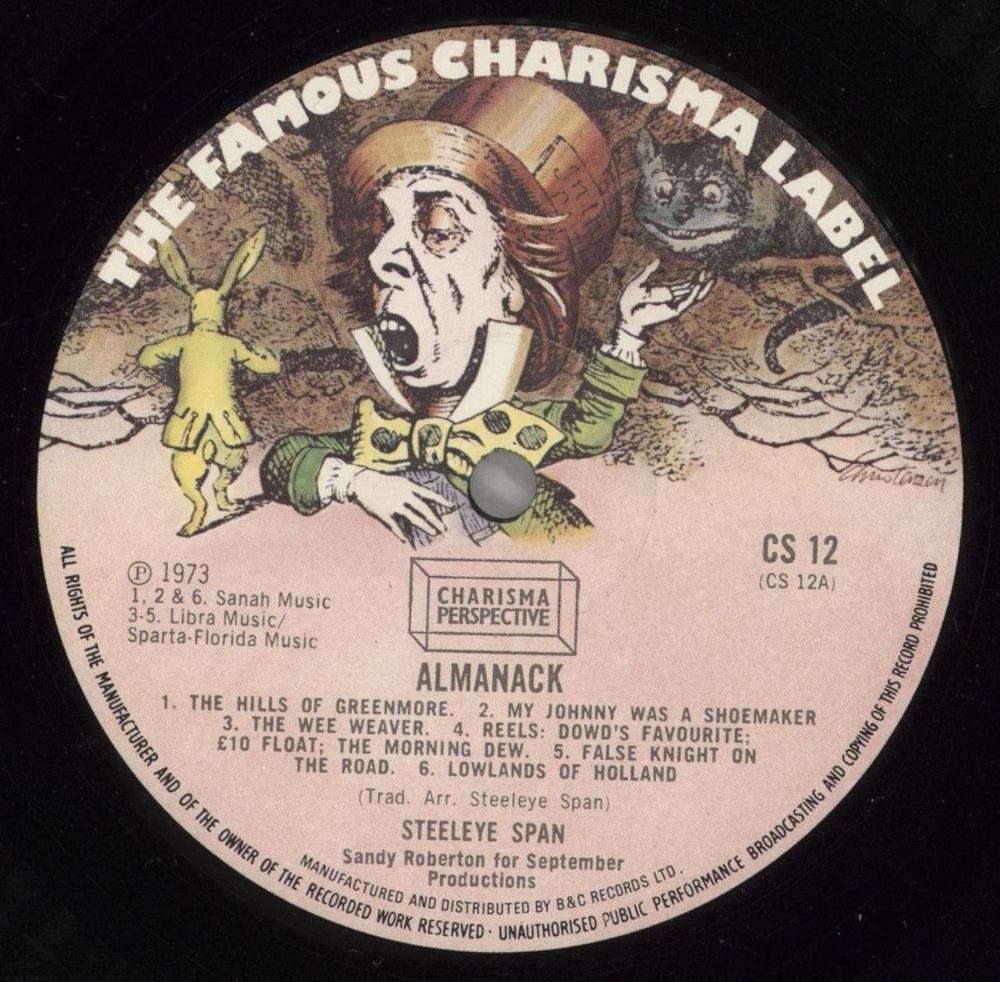 Steeleye Span Almanack UK vinyl LP album (LP record) SSPLPAL499760