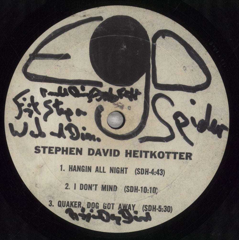 Stephen David Heitkotter Stephen David Heitkotter - 180g US vinyl LP album (LP record) 8WJLPST854129