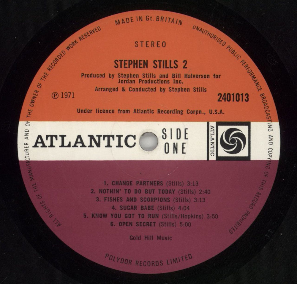 Stephen Stills Stephen Stills 2 - 1st - VG UK vinyl LP album (LP record) SPSLPST86069