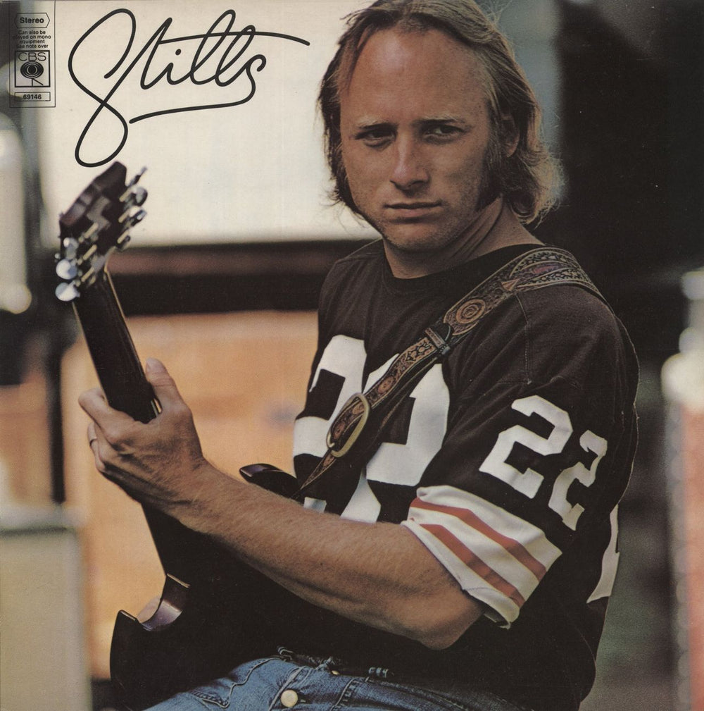 Stephen Stills Stills + Lyric Insert UK vinyl LP album (LP record) 69146