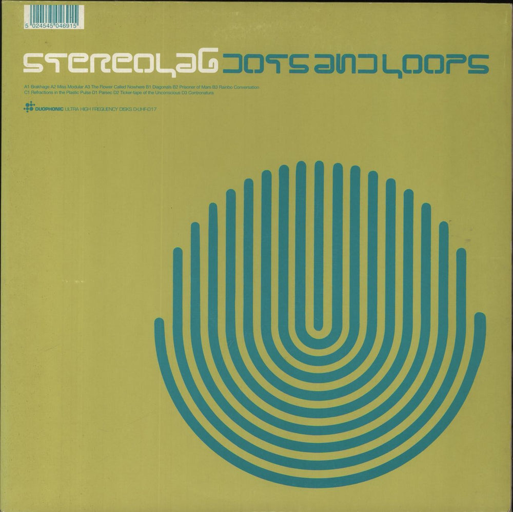 Stereolab Dots And Loops UK 2-LP vinyl record set (Double LP Album) D-UHF-D17