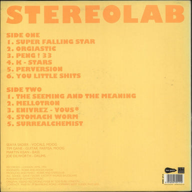 Stereolab Peng! + 5-page Press Release - EX UK vinyl LP album (LP record) 5016554701114