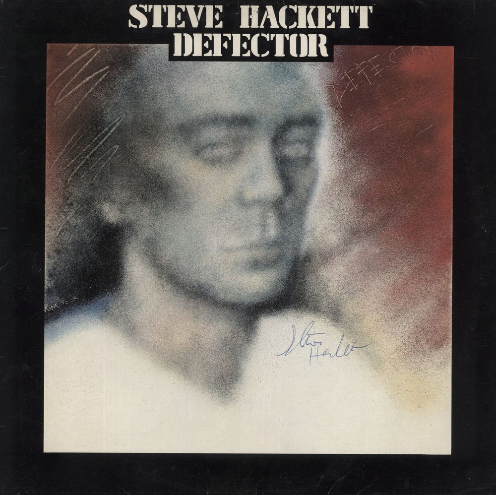 Steve Hackett Defector - Full Band Signatures UK vinyl LP album (LP record) CDS4018