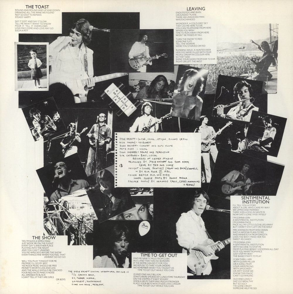 Steve Hackett Defector UK vinyl LP album (LP record)