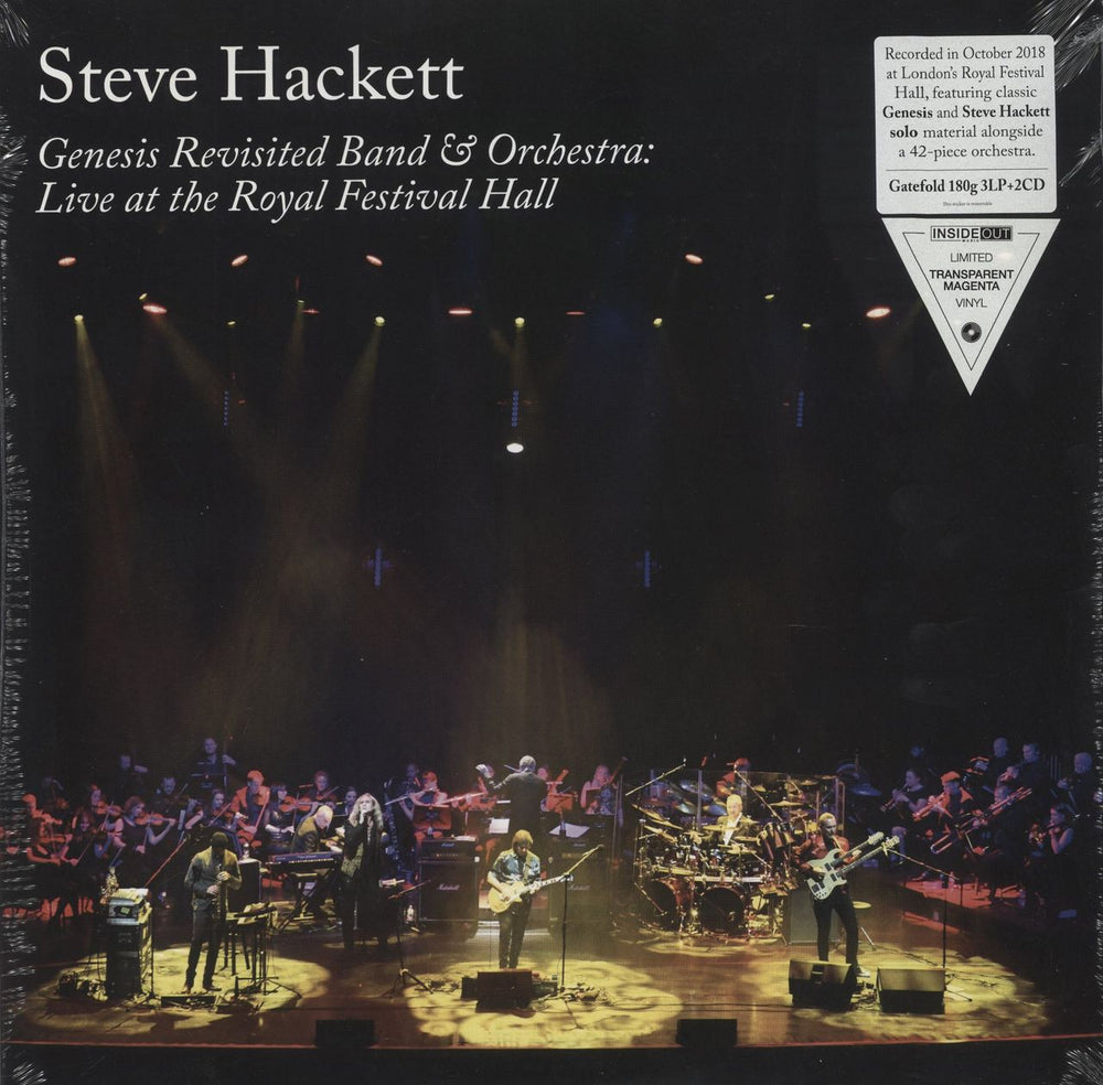 Steve Hackett Genesis Revisited: Band And Orchestra Live At The Royal Festival Hall UK 3-LP vinyl record set (Triple LP Album) IOM537