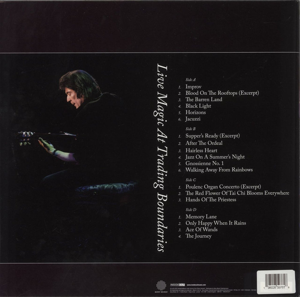 Steve Hackett Live Magic At Trading Boundaries - 180 Gram Purple Vinyl - Autographed UK 2-LP vinyl record set (Double LP Album) 198028597616