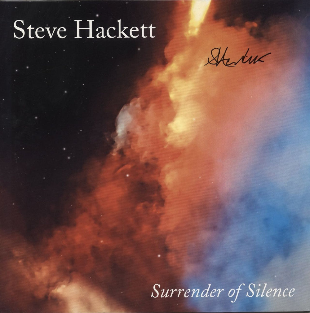 Steve Hackett Surrender Of Silence - 180 Gram Red & Black Vinyl + CD - Autographed UK 2-LP vinyl record set (Double LP Album) IOMLP596
