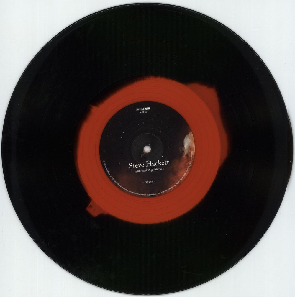 Steve Hackett Surrender Of Silence - 180 Gram Red & Black Vinyl + CD - Autographed UK 2-LP vinyl record set (Double LP Album) SVE2LSU879424