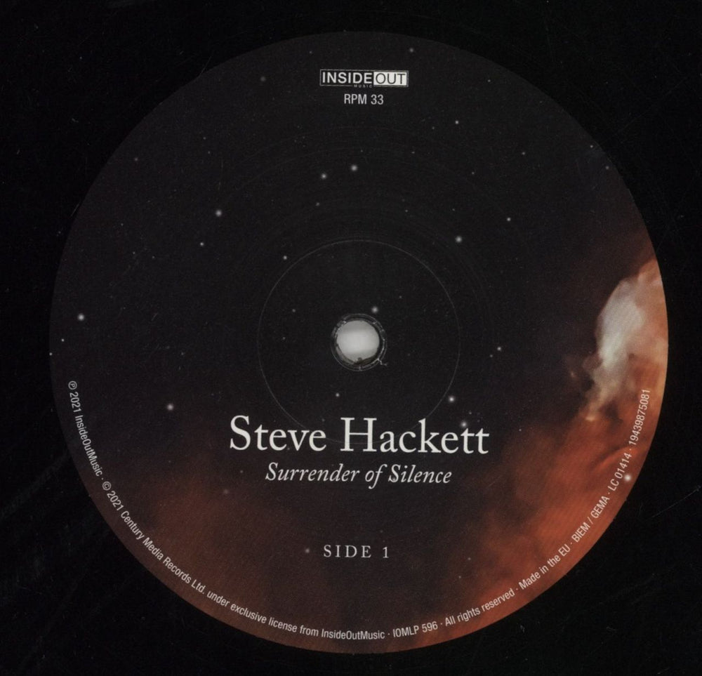 Steve Hackett Surrender Of Silence 2LP UK 2-LP vinyl record set (Double LP Album) SVE2LSU859706