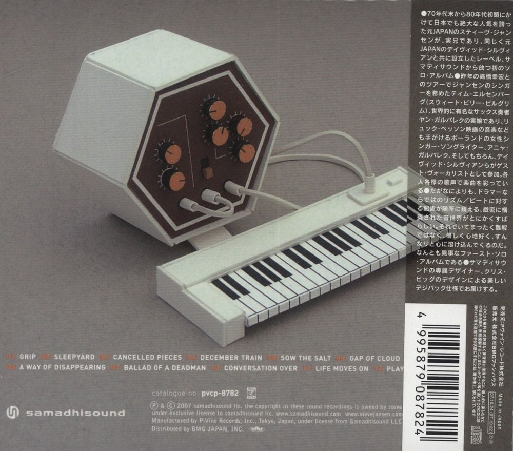 Steve Jansen Slope Japanese CD album (CDLP) 4995879087824