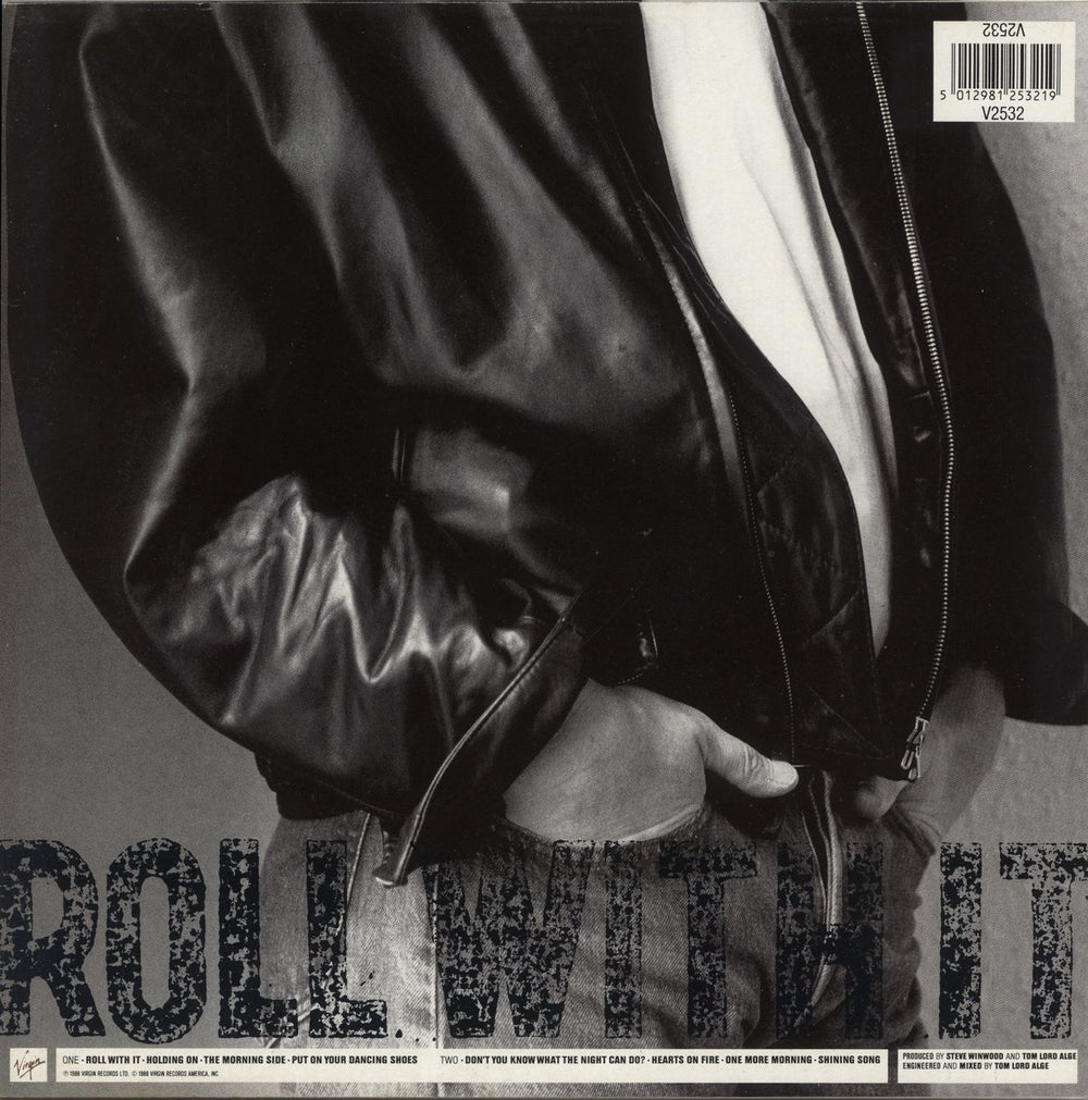 Steve Winwood Roll With It UK vinyl LP album (LP record) 5012981253219