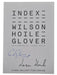 Steven Wilson Index - Red & Gold Cover + Signed Postcard UK book