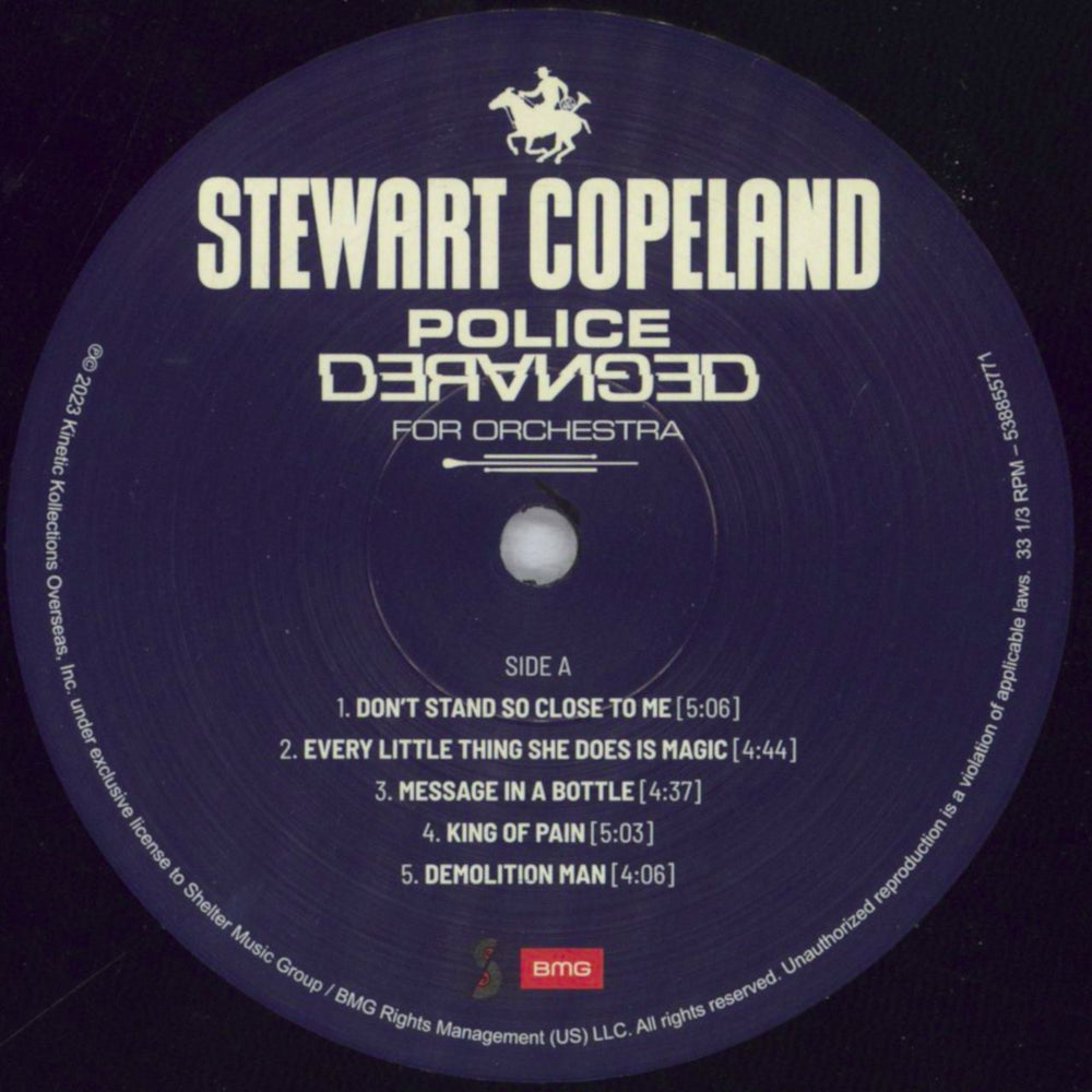 Stewart Copeland Police Deranged For Orchestra UK vinyl LP album (LP record) STCLPPO844040