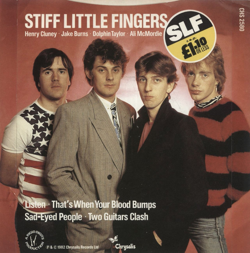 Stiff Little Fingers £1.10 Or Less UK 7" vinyl single (7 inch record / 45)