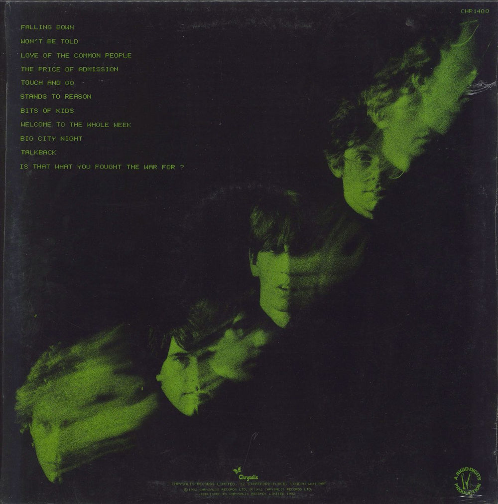 Stiff Little Fingers Now Then... - Shrink UK vinyl LP album (LP record)