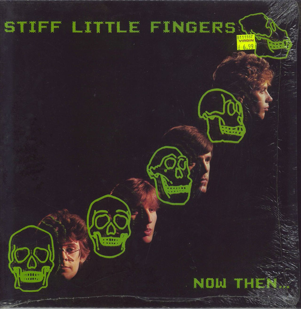 Stiff Little Fingers Now Then... - Shrink UK vinyl LP album (LP record) CHR1400