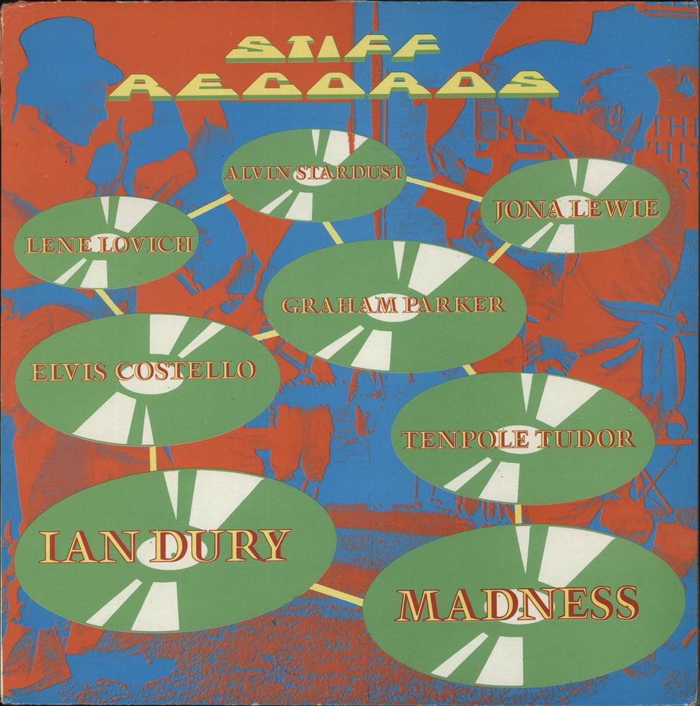 Stiff Records Stiff Records Greek vinyl LP album (LP record) 15517