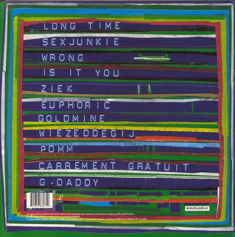 Stijn Euphoric Belgian vinyl LP album (LP record) 724357860710