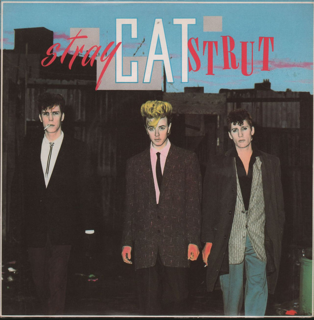 Stray Cats Stray Cat Strut UK 7" vinyl single (7 inch record / 45) SCAT3