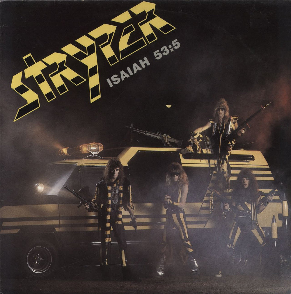 Stryper Soldiers Under Command UK vinyl LP album (LP record) MFN72