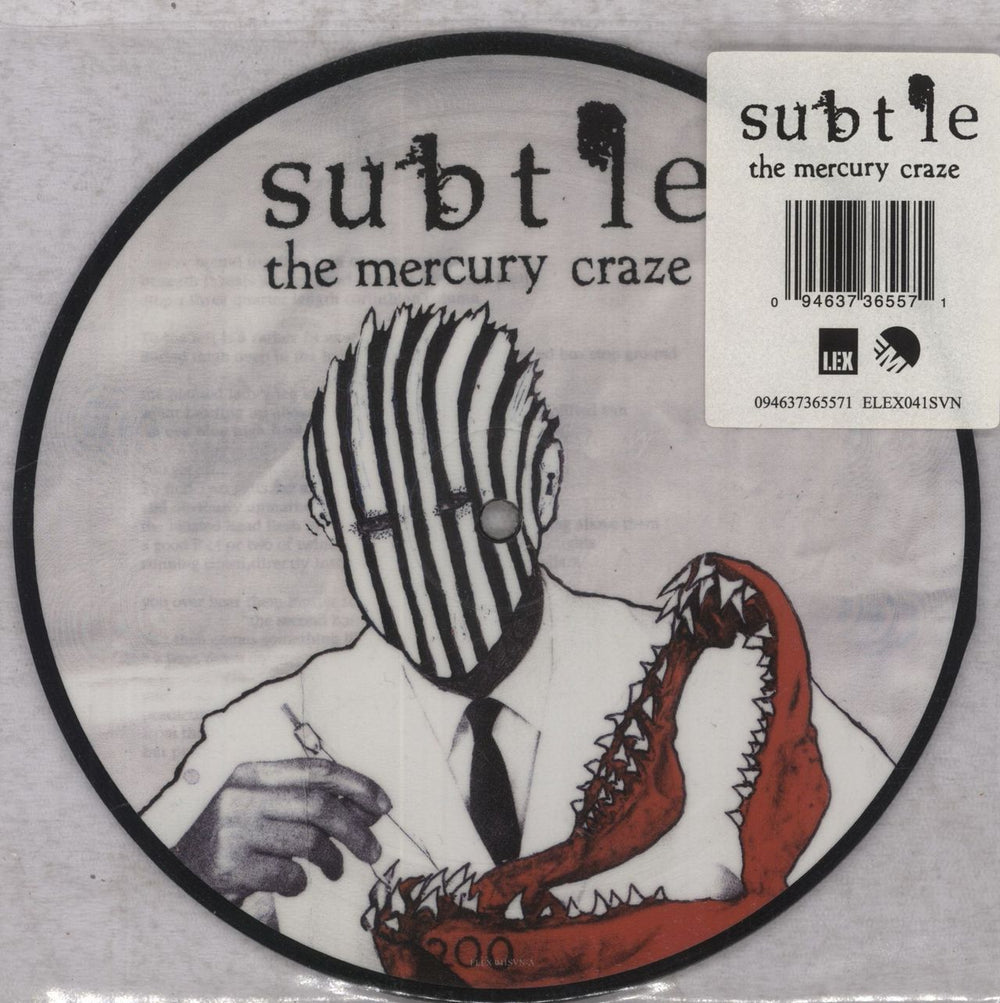 Subtle The Mercury Craze UK 7" vinyl picture disc (7 inch picture disc single) ELEX041SVN