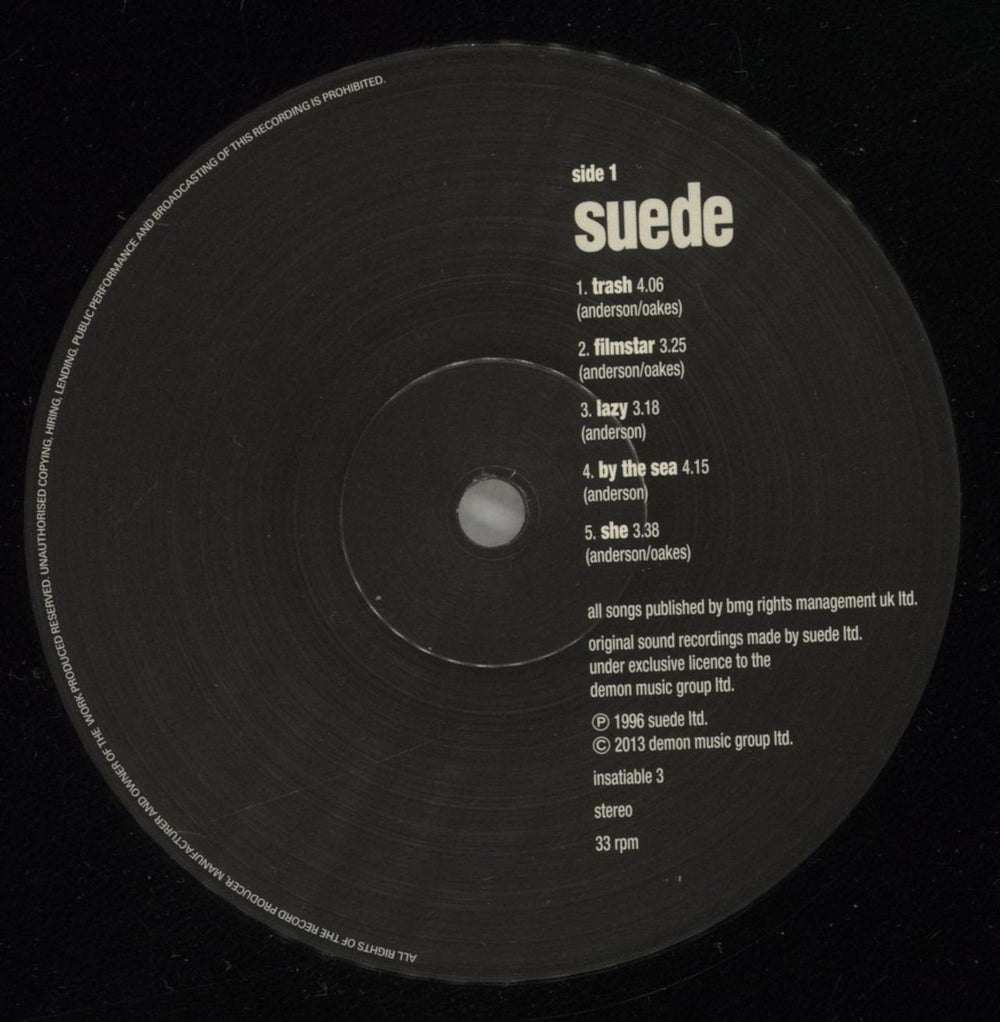 Suede Coming Up - 180gm Vinyl - EX UK vinyl LP album (LP record) SUELPCO880625